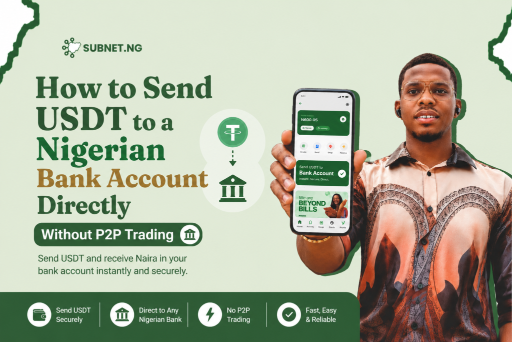 How to send USDT to a Nigerian bank account directly without P2P trading